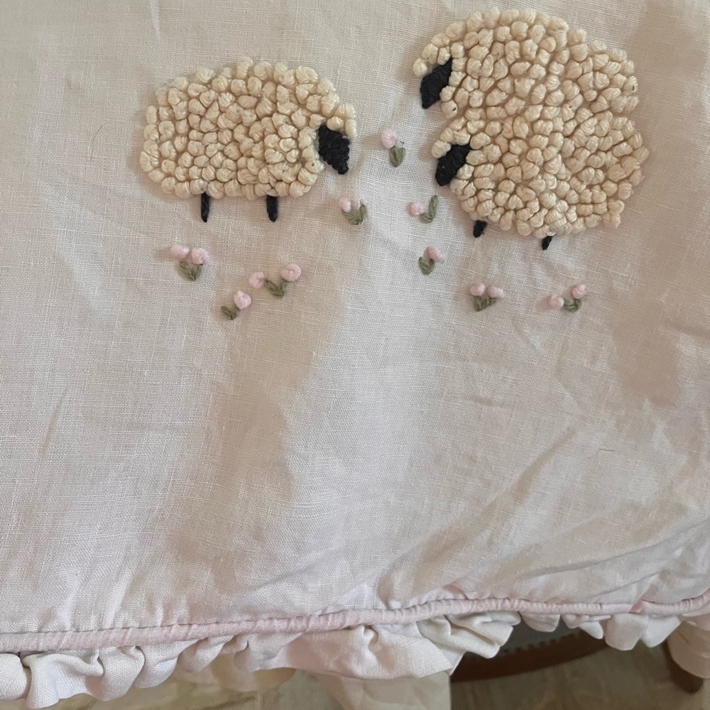 Linen Nursery bedding handmade in Toronto Boutique